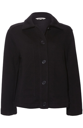 Textured Boyfriend Shacket Slide 1