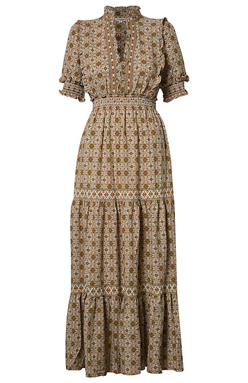Printed Maxi Dress Slide 1