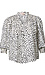 Printed V-Neck Blouse Thumb 1