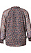 Split Neck Metallic Printed Blouse Thumb 2