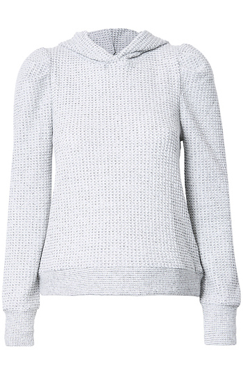 Waffle Knit Hoodie Slide 1
