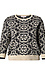 Crew Neck Floral Sweater Thumb 1