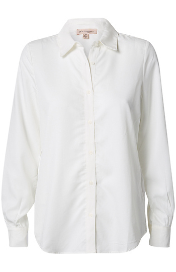 Long Sleeve Button Up Top Slide 1