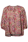 Floral 3/4 Sleeve Blouse