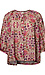 Floral 3/4 Sleeve Blouse Thumb 1