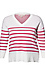 Striped V-Neck Pullover Thumb 1