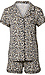 Tart Collections Leopard Print Short Sleeve & Shorts Set Thumb 1