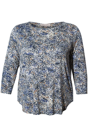 Printed 3/4 Sleeve Top Slide 1