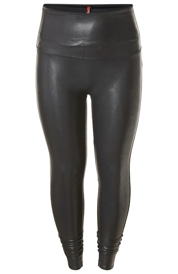 Spanx Faux Leather Leggings Slide 1