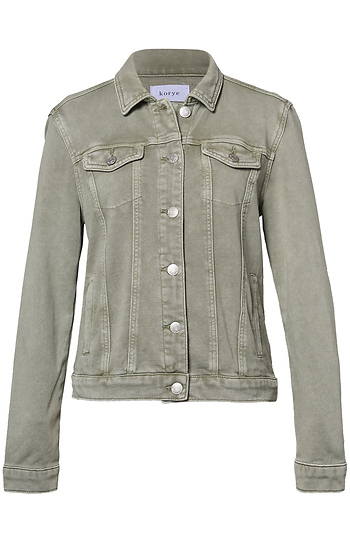 Knit Denim Jacket Slide 1