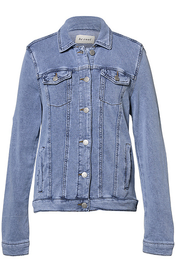 Knit Denim Jacket Slide 1