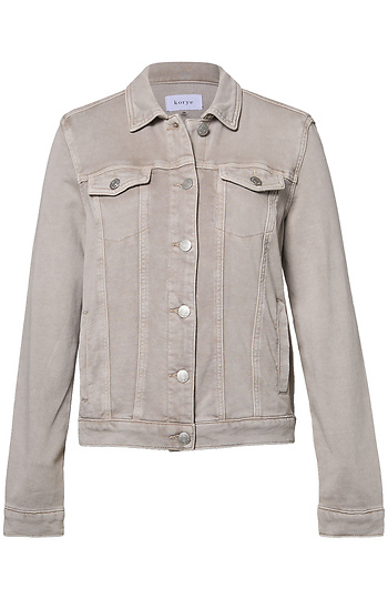 Knit Denim Jacket Slide 1