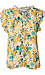 Printed Ruffle Top Thumb 1