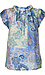 Split Neck Printed Top Thumb 1