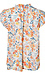 Split Neck Tie Printed Top Thumb 2