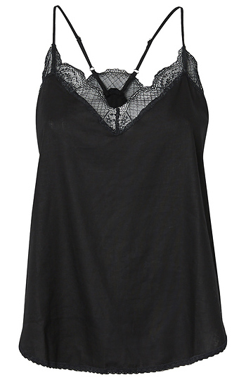Lace Trim Cami Slide 1