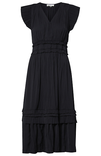 Pleated Midi Dress Slide 1
