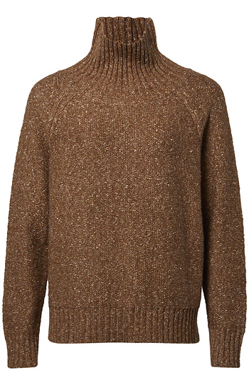 Turtleneck Speckled Sweater Slide 1
