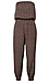 Printed Strapless Jumpsuit Thumb 1