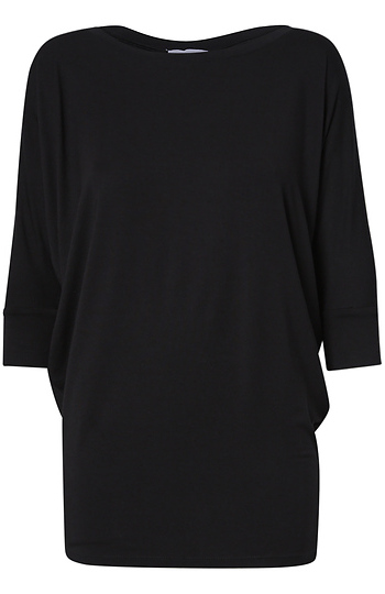 Round Neck Modal Jersey Top Slide 1