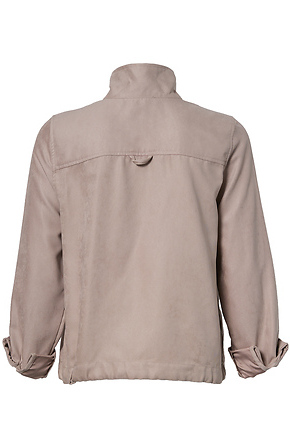 Peach Skin Utility Jacket in Tan M - XL | DAILYLOOK