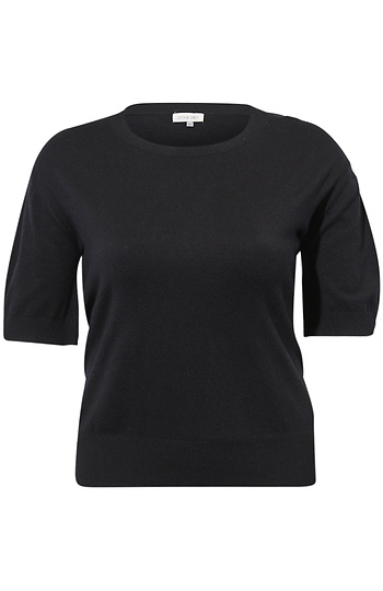 Elbow Sleeve Knit Top Slide 1
