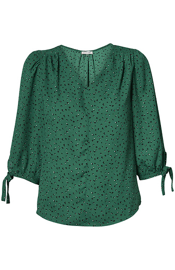 Tie Sleeve Top Slide 1