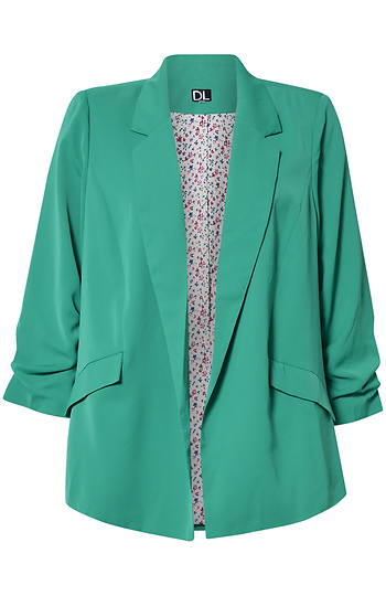 Shirred Blazer Slide 1