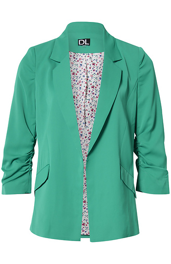 Shirred Blazer Slide 1