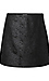 Snake Embossed Mini Skirt Thumb 1