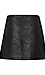 Snake Embossed Mini Skirt Thumb 2