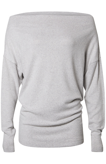 Off-Shoulder Brushed Top Slide 1