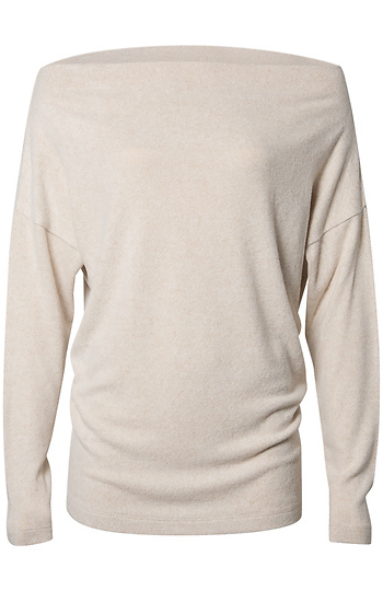 Off-Shoulder Brushed Top Slide 1