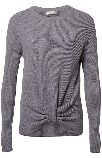 Front Knot Knit Top Slide 1