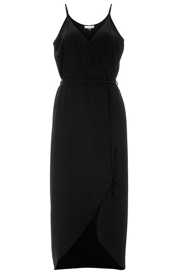 Tulip Hem Wrap Dress Slide 1