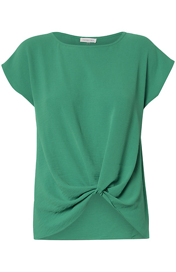 Front Twist Hem Top Slide 1