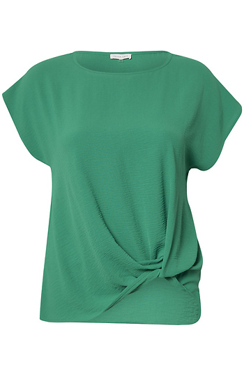Front Twist Hem Top Slide 1