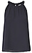 Ruched Neck Sleeveless Top Thumb 1
