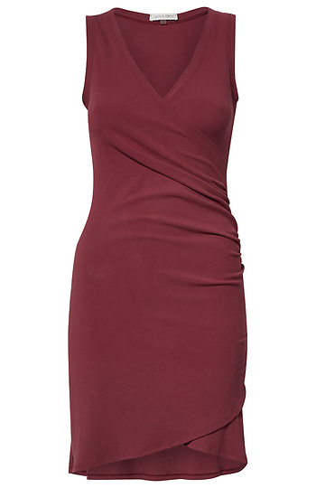 Shirred Sleeveless Dress Slide 1