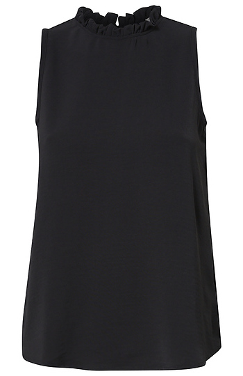 Mock Neck Sleeveless Top Slide 1
