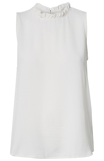 Mock Neck Sleeveless Top Slide 1