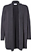 Ribbed Collar Brushed Cardigan Thumb 1