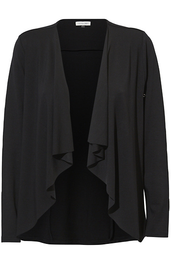 Drape Front Ponti Blazer Slide 1