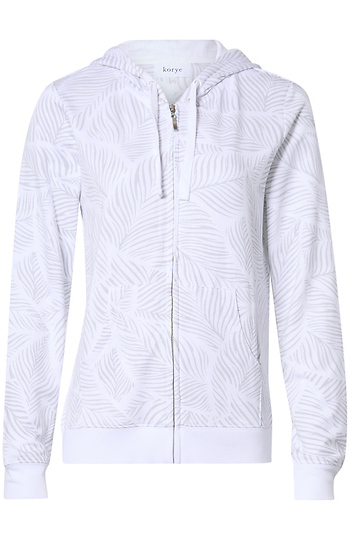 Palm Print Zip Jacket Slide 1