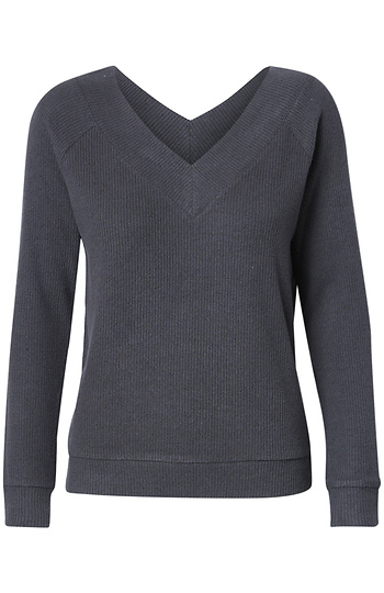 Ribbed V-Front Brushed Top Slide 1