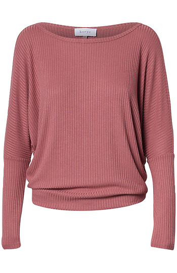 Ribbed Long Sleeve Slide 1