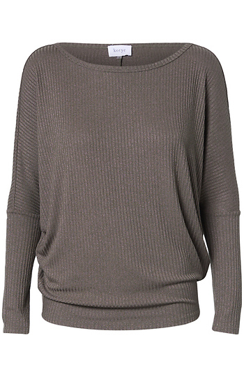 Ribbed Long Sleeve Slide 1