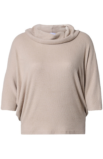 Cowl Neck Sleeve Top Slide 1