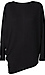 Long Sleeve Brushed Asymmetrical Hem Top Thumb 1