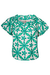 Short Sleeve Embroidered Top